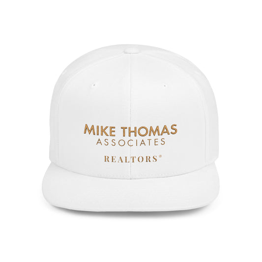 Custom Flat Bill Snapback Cap - Mike Thomas Associates Realtors