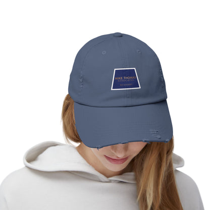 Unisex Distressed Cap with Realtor Logo - Casual Everyday Accessory