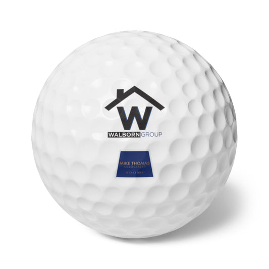 Personalized Golf Balls - 6 Pack with Walborn Group & MTA Trapezoid Logo | Perfect Gift for Golf Enthusiasts