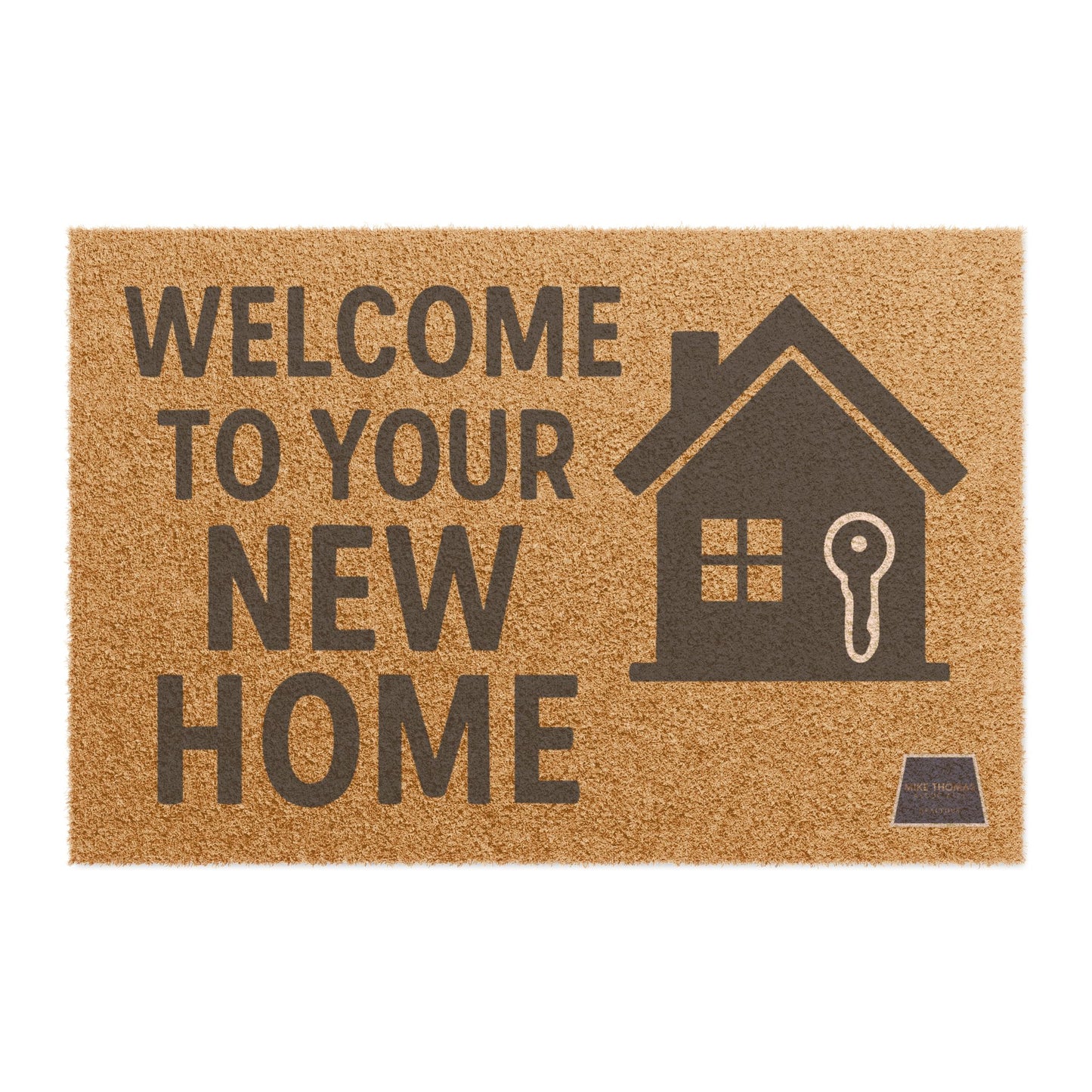 Welcome Home Doormat - Cozy Entryway Mat for New Homeowners
