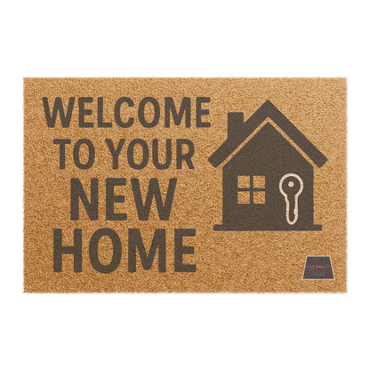 Welcome Home Doormat - Cozy Entryway Mat for New Homeowners