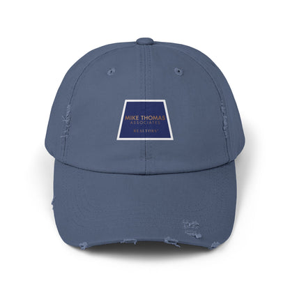 Unisex Distressed Cap with Realtor Logo - Casual Everyday Accessory