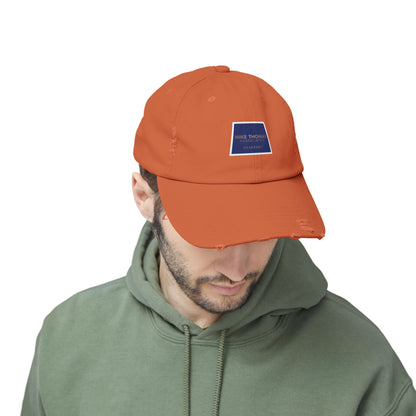 Unisex Distressed Cap with Realtor Logo - Casual Everyday Accessory