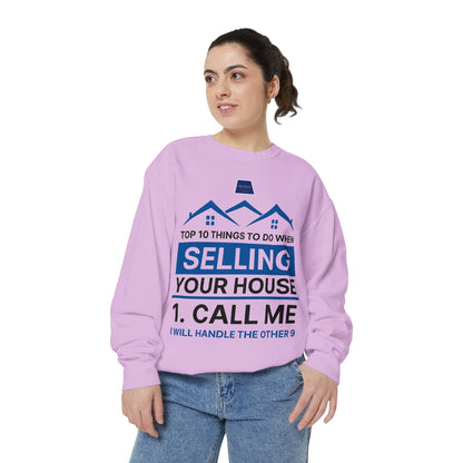 Real Estate Agent Sweatshirt - Top Tips for Selling Your House