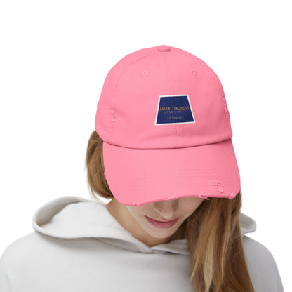 Unisex Distressed Cap with Realtor Logo - Casual Everyday Accessory