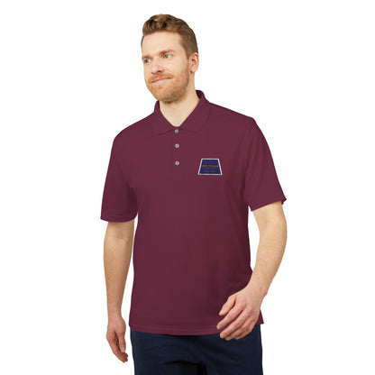 adidas Unisex Polo Shirt - Performance Athletic Style - MTA Trapezoid