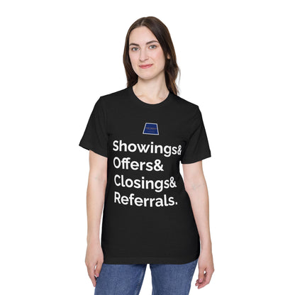 Real Estate Professional T-Shirt - USA-Made Unisex Jersey Tee with Slogan
