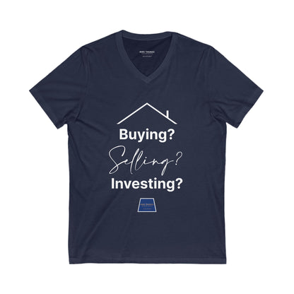 Unisex Jersey Short Sleeve V-Neck Realtor Tee