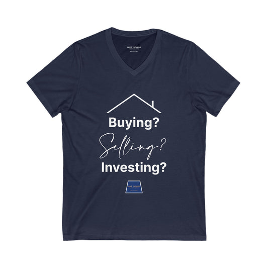 Unisex Jersey Short Sleeve V-Neck Realtor Tee