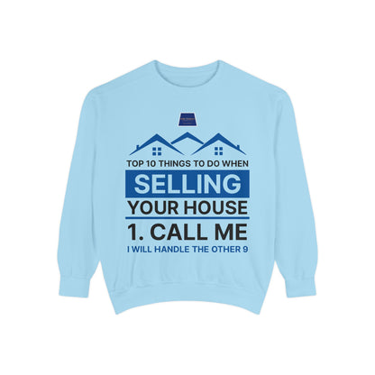 Real Estate Agent Sweatshirt - Top Tips for Selling Your House
