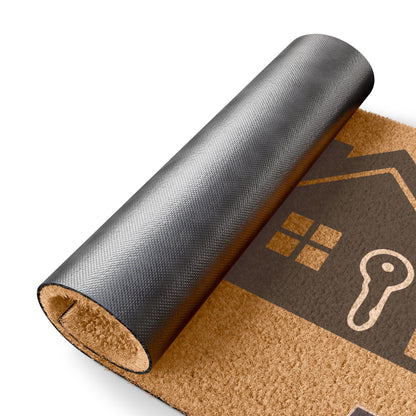 Welcome Home Doormat - Cozy Entryway Mat for New Homeowners