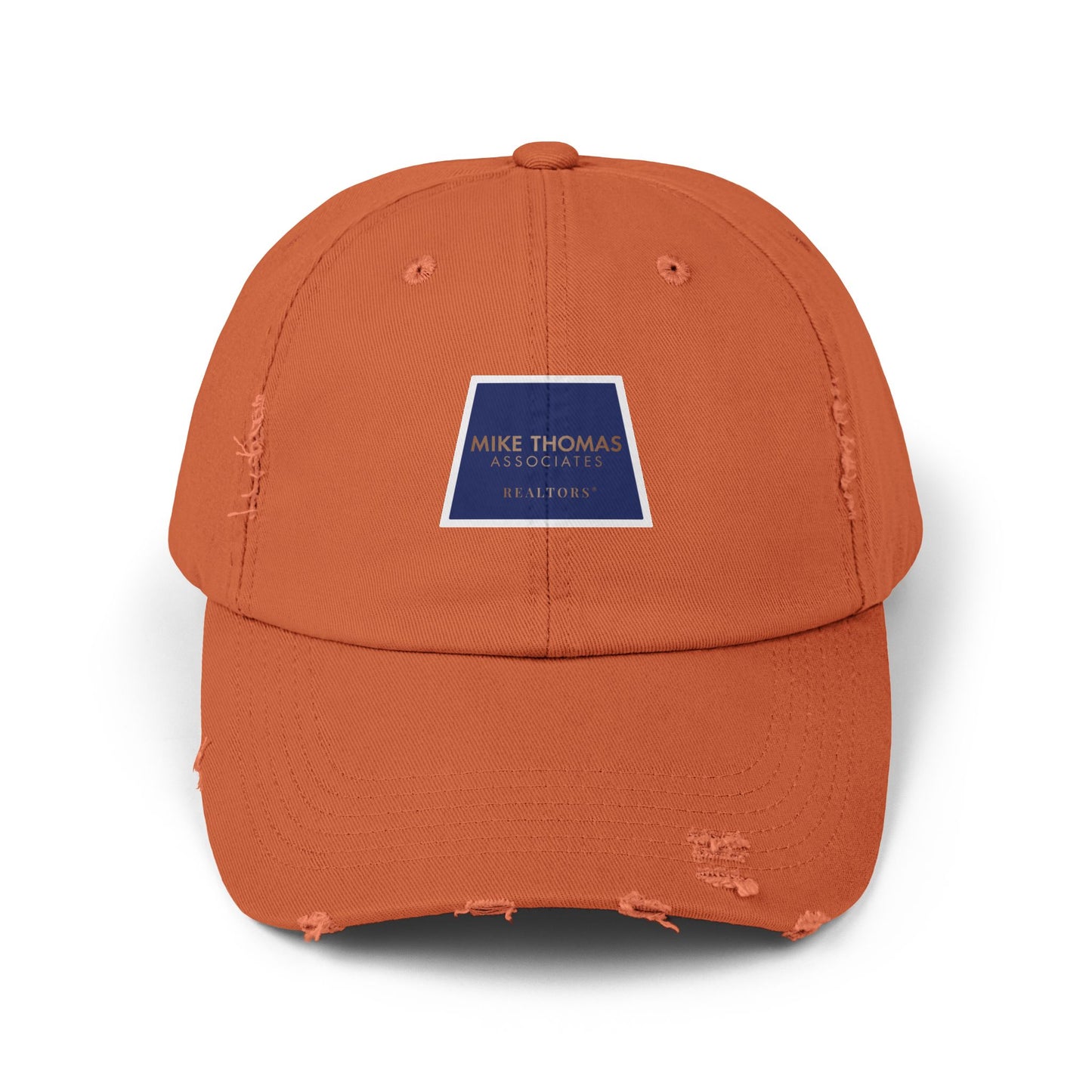Unisex Distressed Cap with Realtor Logo - Casual Everyday Accessory