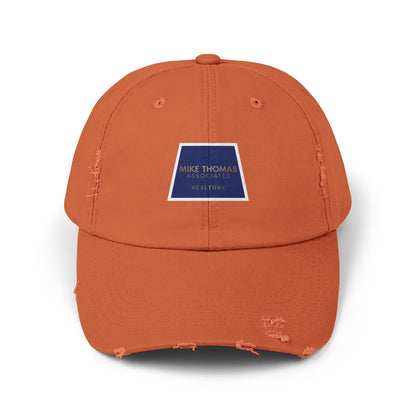 Unisex Distressed Cap with Realtor Logo - Casual Everyday Accessory