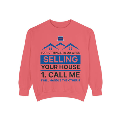 Real Estate Agent Sweatshirt - Top Tips for Selling Your House