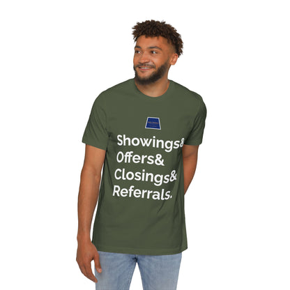 Real Estate Professional T-Shirt - USA-Made Unisex Jersey Tee with Slogan