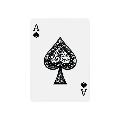 Elegant Poker Playing Cards Set - Customizable Design for Game Night