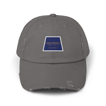 Unisex Distressed Cap with Realtor Logo - Casual Everyday Accessory