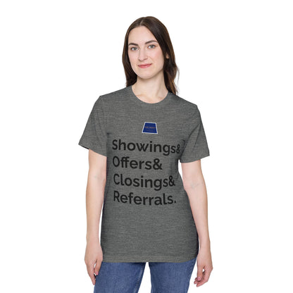 Real Estate Professional T-Shirt - USA-Made Unisex Jersey Tee with Slogan