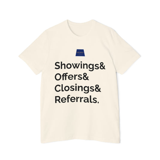Real Estate Professional T-Shirt - USA-Made Unisex Jersey Tee with Slogan
