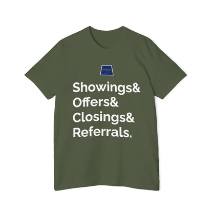 Real Estate Professional T-Shirt - USA-Made Unisex Jersey Tee with Slogan