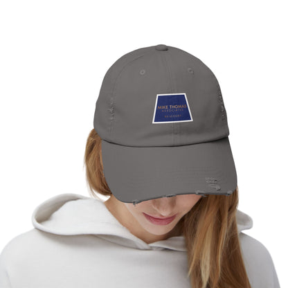 Unisex Distressed Cap with Realtor Logo - Casual Everyday Accessory