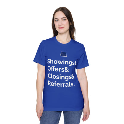 Real Estate Professional T-Shirt - USA-Made Unisex Jersey Tee with Slogan