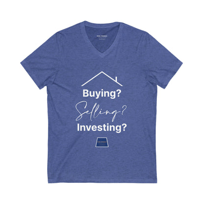 Unisex Jersey Short Sleeve V-Neck Realtor Tee