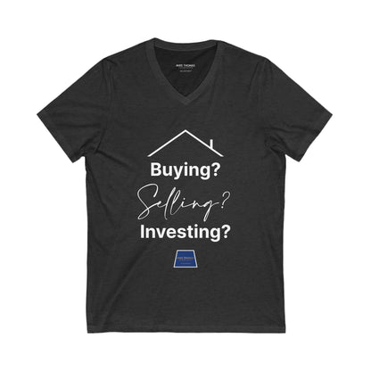 Unisex Jersey Short Sleeve V-Neck Realtor Tee