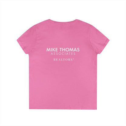 Real Estate Matchmaker V-Neck T-Shirt for Realtors
