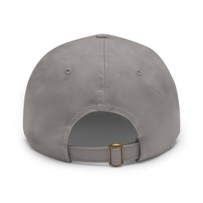 Classic Dad Hat with Leather Patch - Personalized Realtor Cap