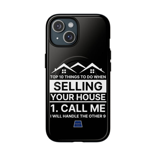 Professional Magnetic Case with Slogan Top 10 Things to Do When Selling