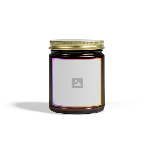 Personalizable Coconut Apricot Scented Candle - 4oz & 9oz, Perfect for Relaxation & Gifts